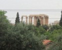 Passing by the Roman Temple of Zeus